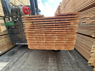Ca. 81x Douglas planken fijnbezaagd, 22x200mm, lengte 400cm